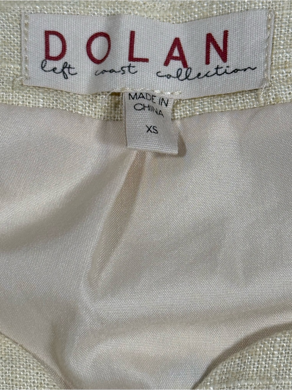 Dolan Jacket XS Embroidered Floral Linen Blend Cropped Boho Festival Colorful - Picture 8 of 12